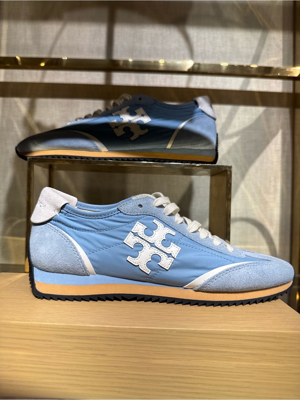 Tory Burch vintage T Logo Leather Sneaker